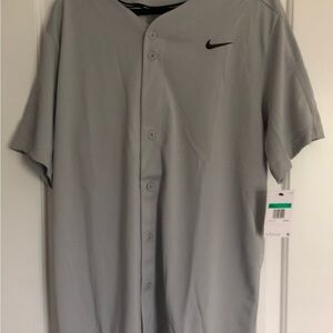 Nike Gray Performance Jersey Shirt